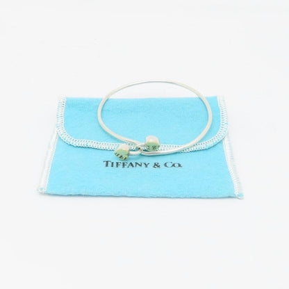 TIFFANY&Co. ティファニー ダブルハート バングル シルバー925xK18YG イエローゴールド レディース/295556【中古】【BJ】
