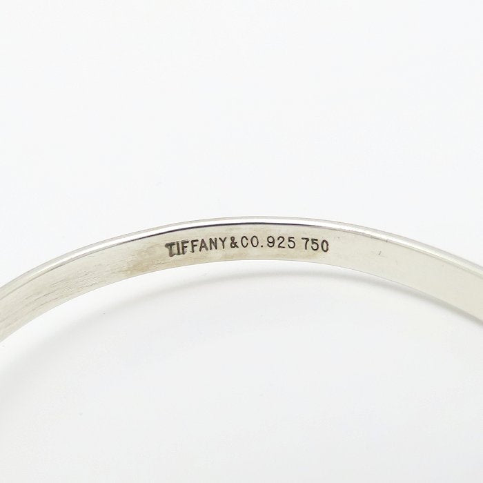 TIFFANY&Co. ティファニー フック＆アイ バングル シルバー925xK18YG イエローゴールド レディース/295557【中古】【BJ】
