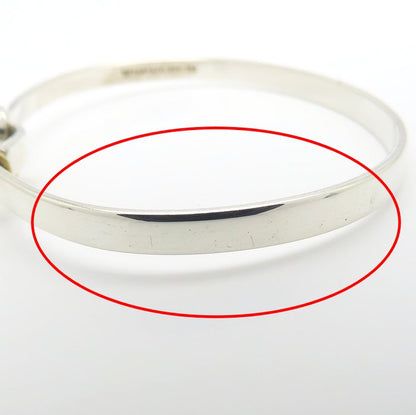 TIFFANY&Co. ティファニー フック＆アイ バングル シルバー925xK18YG イエローゴールド レディース/295557【中古】【BJ】