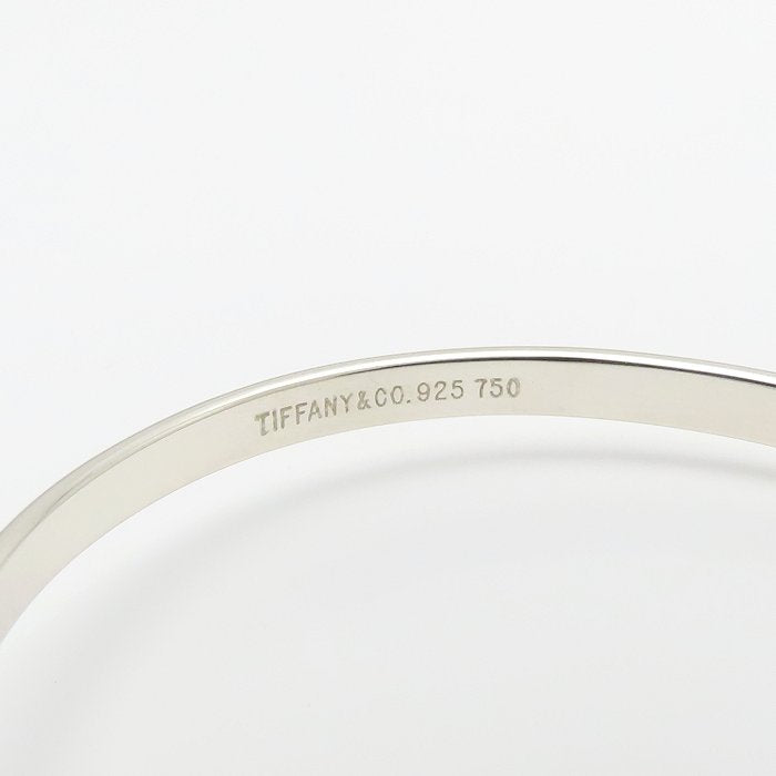 TIFFANY&Co. ティファニー フック＆アイ バングル シルバー925xK18YG イエローゴールド レディース/295558【中古】【BJ】