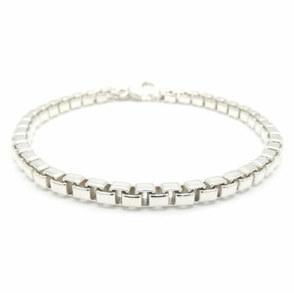 TIFFANY&Co. ティファニー ベネチアン ブレスレット 19cm シルバー925 レディース/295561【中古】【BJ】