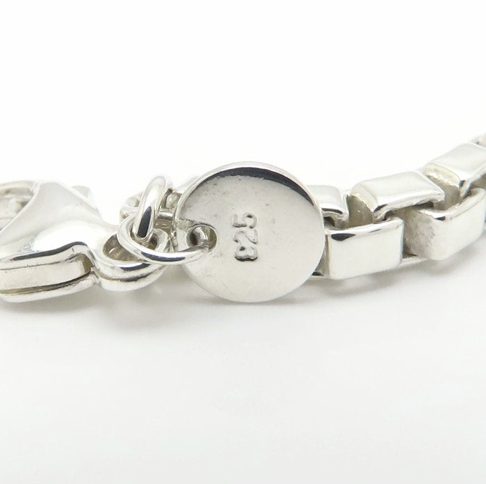 TIFFANY&Co. ティファニー ベネチアン ブレスレット 19cm シルバー925 レディース/295561【中古】【BJ】