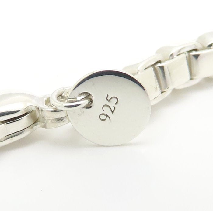 TIFFANY&Co. ティファニー ベネチアン ブレスレット 18.5cm シルバー925 レディース/295562【中古】【BJ】