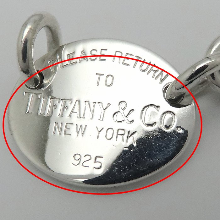 TIFFANY&Co. ティファニー リターントゥティファニー オーバルタグ ネックレス シルバー925 レディース/295568【中古】【BJ】