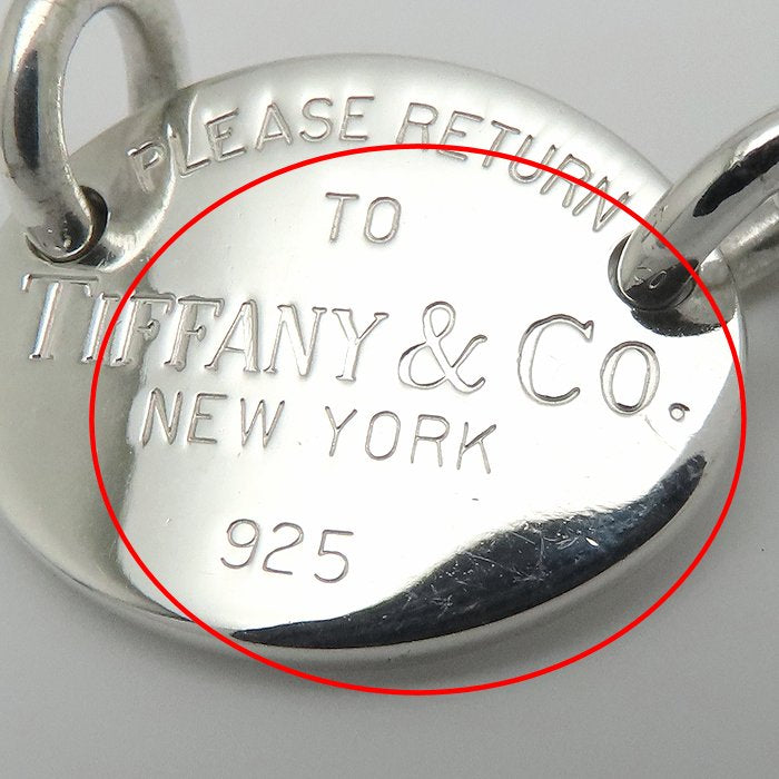 TIFFANY&Co. ティファニー リターントゥティファニー オーバルタグ ネックレス シルバー925 レディース/295568【中古】【BJ】