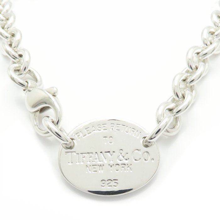 TIFFANY&Co. ティファニー リターントゥティファニー オーバルタグ ネックレス シルバー925 レディース/295569【中古】【BJ】