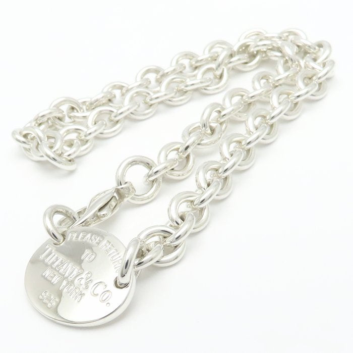 TIFFANY&Co. ティファニー リターントゥティファニー オーバルタグ ネックレス シルバー925 レディース/295569【中古】【BJ】