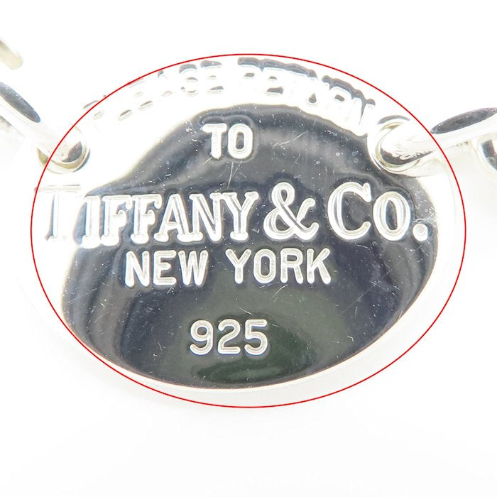 TIFFANY&Co. ティファニー リターントゥティファニー オーバルタグ ネックレス シルバー925 レディース/295569【中古】【BJ】