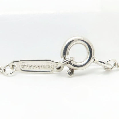 TIFFANY&Co. ティファニー フラワーサークル ネックレス 1Pダイヤモンド シルバー925 レディース/295572【中古】【BJ】