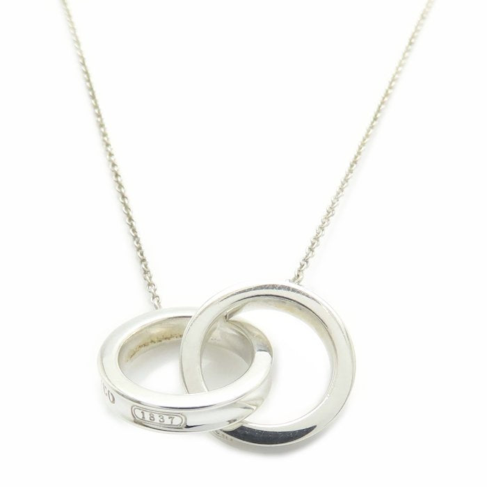 TIFFANY&Co. ティファニー 1837 インターロッキング ネックレス シルバー925 レディース/295573【中古】【BJ】