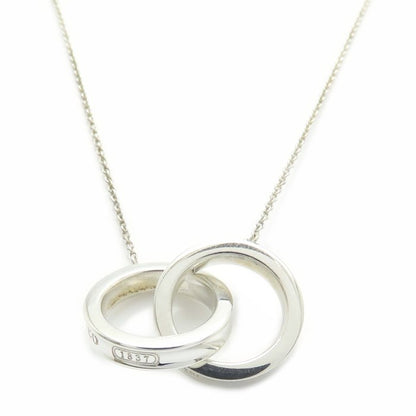 TIFFANY&Co. ティファニー 1837 インターロッキング ネックレス シルバー925 レディース/295573【中古】【BJ】