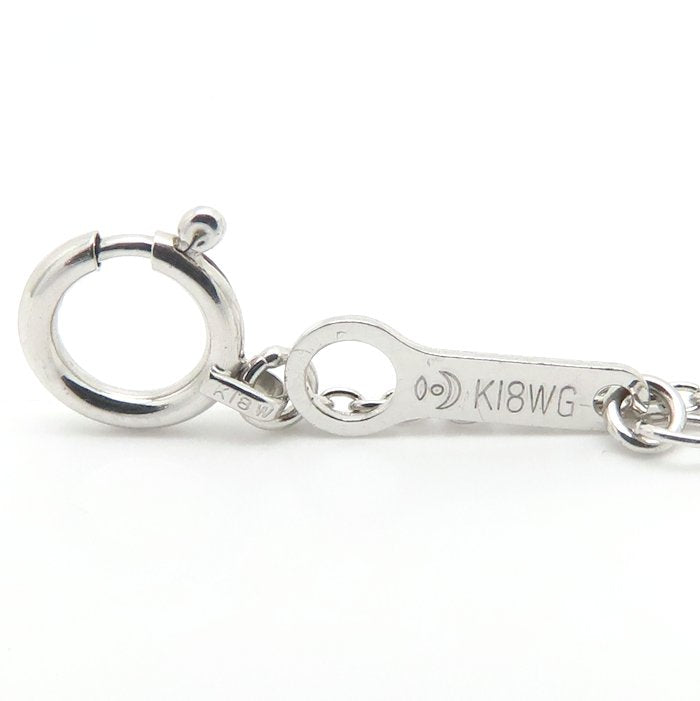 TASAKI 田崎真珠 ダイヤモンド ネックレス フラワーモチーフ ダイヤモンド0.11ct K18WG ホワイトゴールド レディース/295576【中古】【BJ】