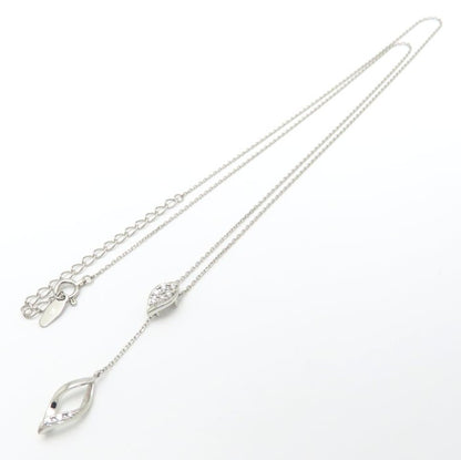 VENDOME Aoyama ヴァンドーム青山 ダイヤモンド ネックレス Y字モチーフ Pt950プラチナxPt850プラチナ レディース/295579【中古】【BJ】