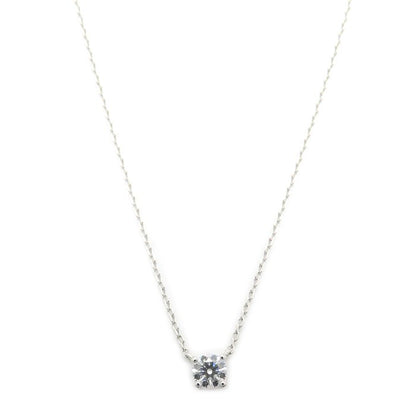 VENDOME Aoyama ヴァンドーム青山 ダイヤモンド ネックレス 一粒ダイヤモンド0.187ct F.SI1.3Excellent Pt950プラチナxPt850プラチナ レディース/295580【中古】【BJ】