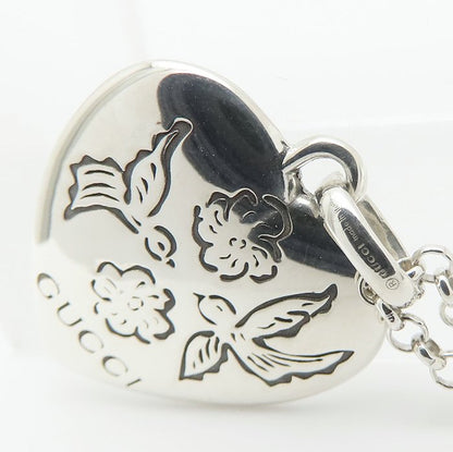 GUCCI グッチ ブラインドフォーラブ ネックレス シルバー925 レディース/295581【中古】【BJ】