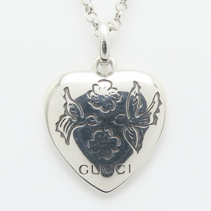 GUCCI グッチ ブラインドフォーラブ ネックレス シルバー925 レディース/295581【中古】【BJ】