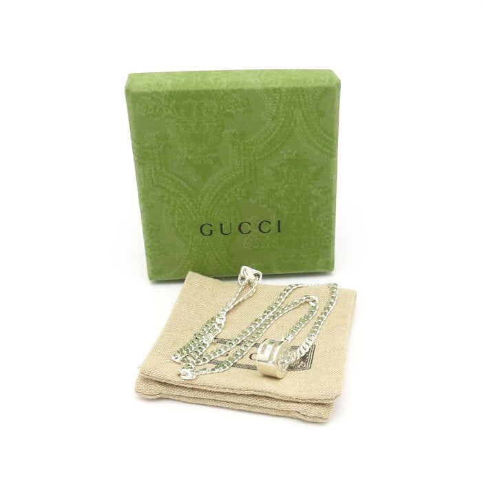 GUCCI グッチ カットアウトＧ ネックレス シルバー925 レディース/295583【中古】【BJ】
