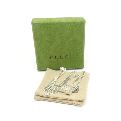 GUCCI グッチ カットアウトＧ ネックレス シルバー925 レディース/295583【中古】【BJ】