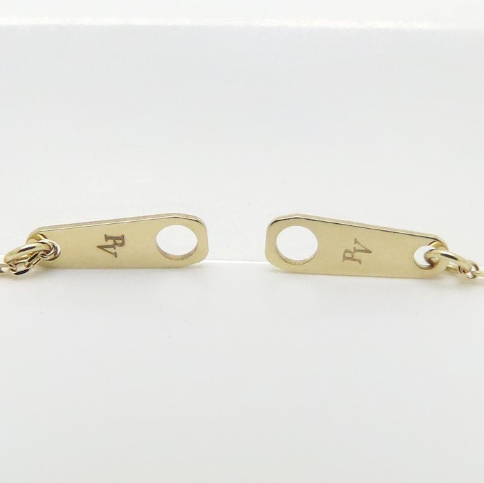 Ponte Vecchio ポンテヴェキオ ネズミ＆チーズ ネックレス 2本セット キュービックジルコニア ダイヤモンド0.01ct K10YG イエローゴールド レディース/295586【中古】【BJ】