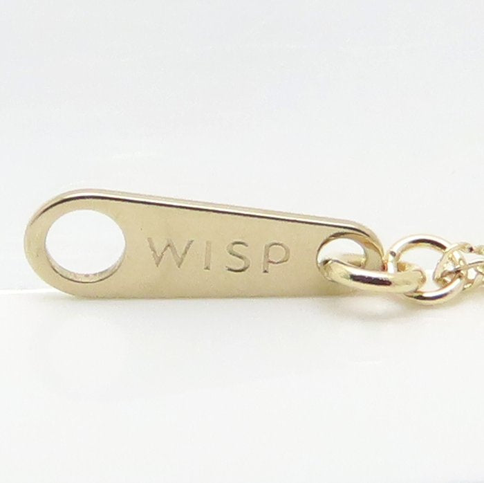 WISP ウィスプ スクリューチェーン ネックレス 40cm K10YG イエローゴールド レディース/295588【中古】【BJ】
