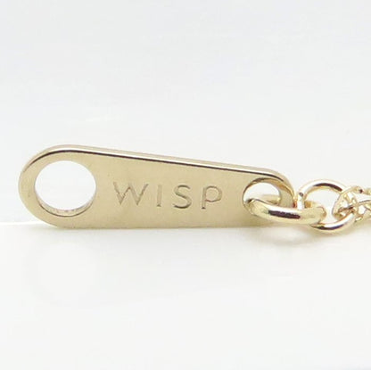 WISP ウィスプ スクリューチェーン ネックレス 40cm K10YG イエローゴールド レディース/295588【中古】【BJ】