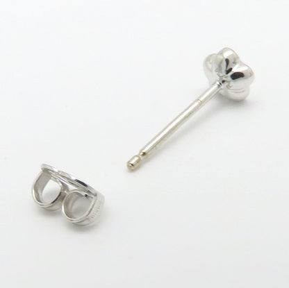 Ponte Vecchio ポンテヴェキオ ダイヤモンド ピアス フラワーモチーフ ダイヤモンド0.08ct ブラックダイヤモンド0.01ct 片方のみ K18WG ホワイトゴールド レディース/295590【中古】【BJ】