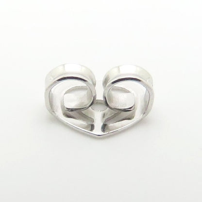 Ponte Vecchio ポンテヴェキオ ダイヤモンド ピアス フラワーモチーフ ダイヤモンド0.08ct ブラックダイヤモンド0.01ct 片方のみ K18WG ホワイトゴールド レディース/295590【中古】【BJ】