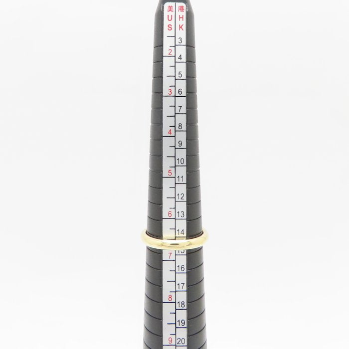 TIFFANY&Co. ティファニー スタッキングバンド リング 指輪 1Pダイヤモンド 13号 K18YG イエローゴールド レディース/295595【中古】【BJ】
