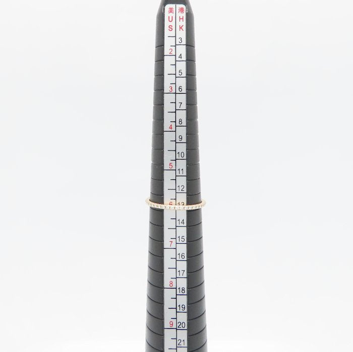 TIFFANY&Co. ティファニー メトロ フルサークル リング 指輪 ダイヤモンド 11.5号 K18PG ピンクゴールド レディース/295598【中古】【BJ】