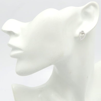 sifani ダイヤモンド ピアス K18WG ホワイトゴールド レディース/295604【中古】【BJ】