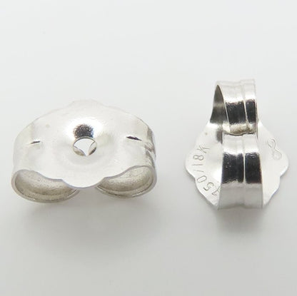 sifani ダイヤモンド ピアス K18WG ホワイトゴールド レディース/295604【中古】【BJ】