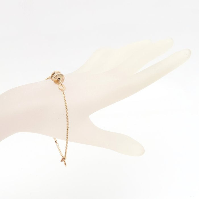 BVLGARI ブルガリ ビーゼロワン ブレスレット B.zero1 K18PG ピンクゴールド レディース/295607【中古】【BJ】