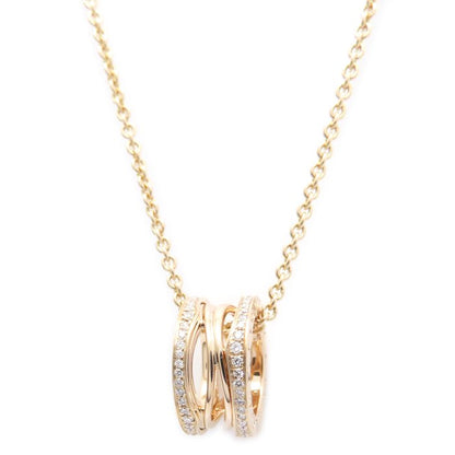 BVLGARI ブルガリ ビーゼロワン デザインレジェンド ネックレス ダイヤモンド B.zero1 K18PG ピンクゴールド レディース/295610【中古】【BJ】
