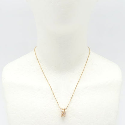 BVLGARI ブルガリ ビーゼロワン デザインレジェンド ネックレス ダイヤモンド B.zero1 K18PG ピンクゴールド レディース/295610【中古】【BJ】