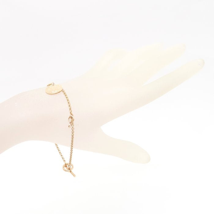 HERMES エルメス エクスリブリス PM ブレスレット ダイヤモンド H120441B K18PG ピンクゴールド レディース/295612【中古】【BJ】
