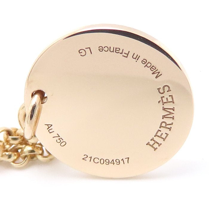 HERMES エルメス エクスリブリス PM ブレスレット ダイヤモンド H120441B K18PG ピンクゴールド レディース/295612【中古】【BJ】