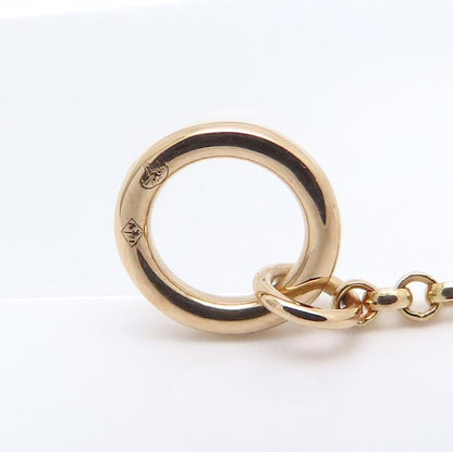 HERMES エルメス エクスリブリス PM ブレスレット ダイヤモンド H120441B K18PG ピンクゴールド レディース/295612【中古】【BJ】