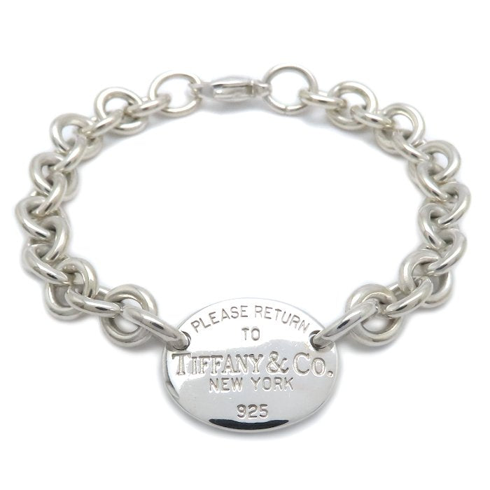 TIFFANY&Co. ティファニー リターントゥティファニー オーバルタグ ブレスレット シルバー925 レディース/295617【中古】【BJ】