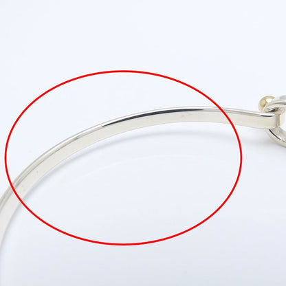 TIFFANY&Co. ティファニー フック＆アイ バングル シルバー925xK18YG イエローゴールド レディース/295619【中古】【BJ】