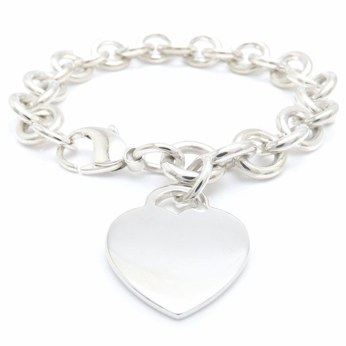 TIFFANY&Co. ティファニー ハートタグ ブレスレット シルバー925 レディース/295621【中古】【BJ】