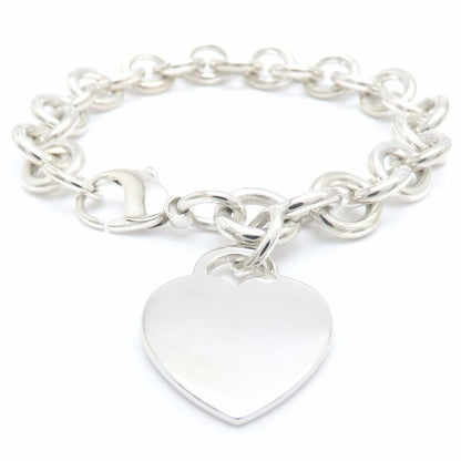 TIFFANY&Co. ティファニー ハートタグ ブレスレット シルバー925 レディース/295621【中古】【BJ】
