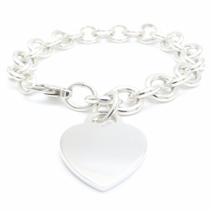 TIFFANY&Co. ティファニー ハートタグ ブレスレット シルバー925 レディース/295622【中古】【BJ】