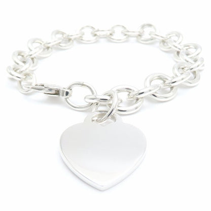 TIFFANY&Co. ティファニー ハートタグ ブレスレット シルバー925 レディース/295622【中古】【BJ】