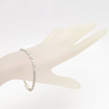 LINE ライン ダイヤモンド ブレスレット ダイヤモンド1.05ct K18WG ホワイトゴールド レディース/295626【中古】【BJ】