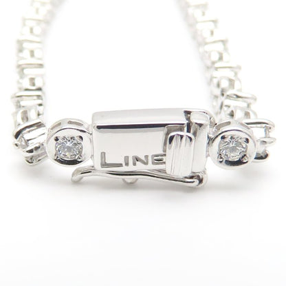 LINE ライン ダイヤモンド ブレスレット ダイヤモンド1.05ct K18WG ホワイトゴールド レディース/295626【中古】【BJ】