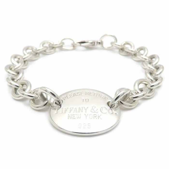 TIFFANY&Co. ティファニー リターントゥティファニー オーバルタグ ブレスレット シルバー925 レディース/295628【中古】【BJ】