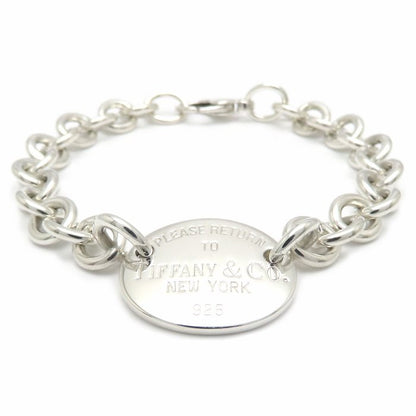 TIFFANY&Co. ティファニー リターントゥティファニー オーバルタグ ブレスレット シルバー925 レディース/295628【中古】【BJ】