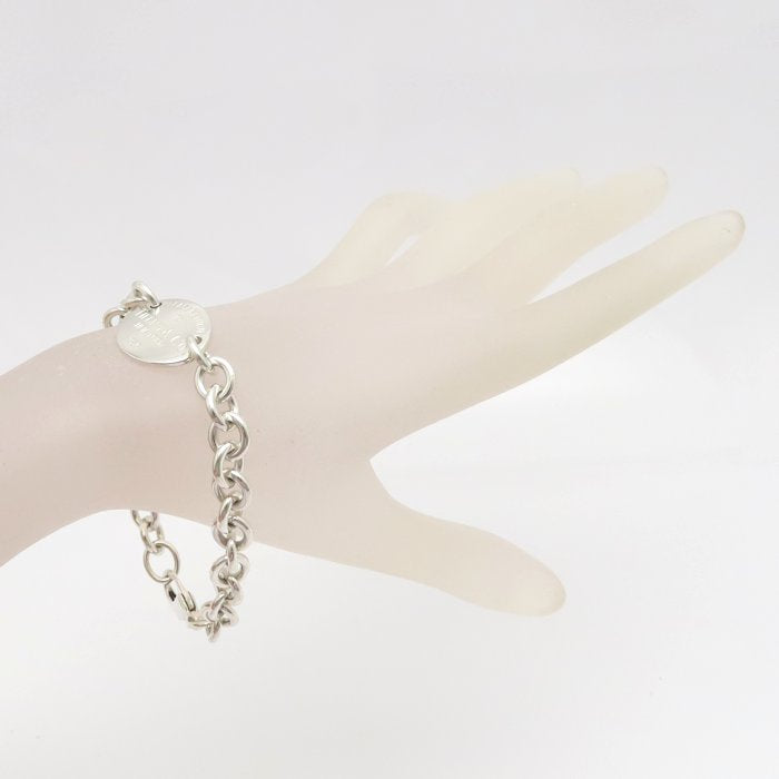 TIFFANY&Co. ティファニー リターントゥティファニー オーバルタグ ブレスレット シルバー925 レディース/295628【中古】【BJ】