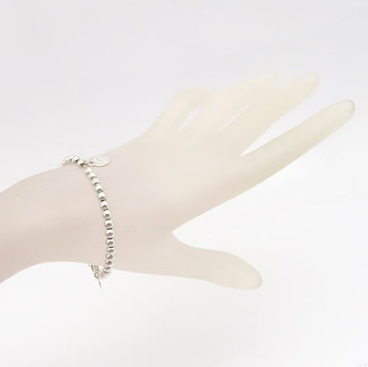 TIFFANY&Co. ティファニー リターントゥティファニー ミニハートタグ ブレスレット ピンクエナメル シルバー925/295630【中古】【BJ】