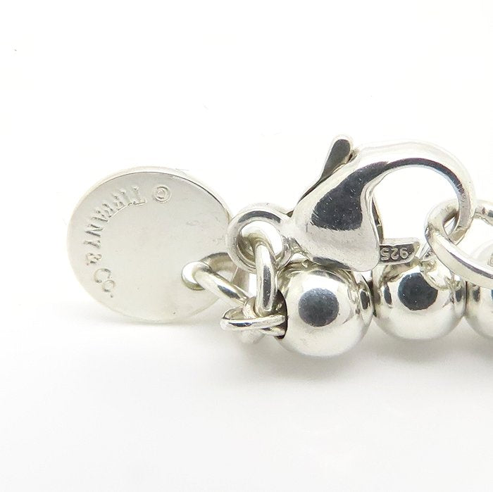 TIFFANY&Co. ティファニー リターントゥティファニー ミニハートタグ ブレスレット ピンクエナメル シルバー925/295630【中古】【BJ】